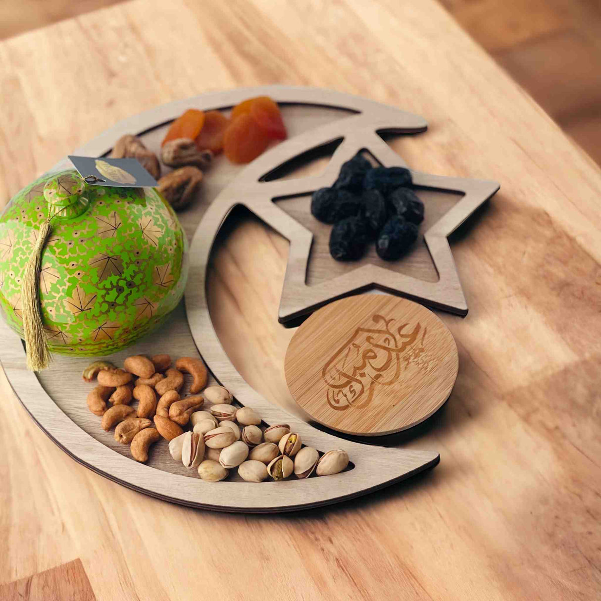 MAPLE  GREEN PLATTER