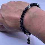 TASBIH BRACELET FOR LADIES CRYSTAL BLACK