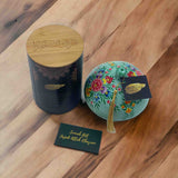 BOUBON TEAL FLORAL