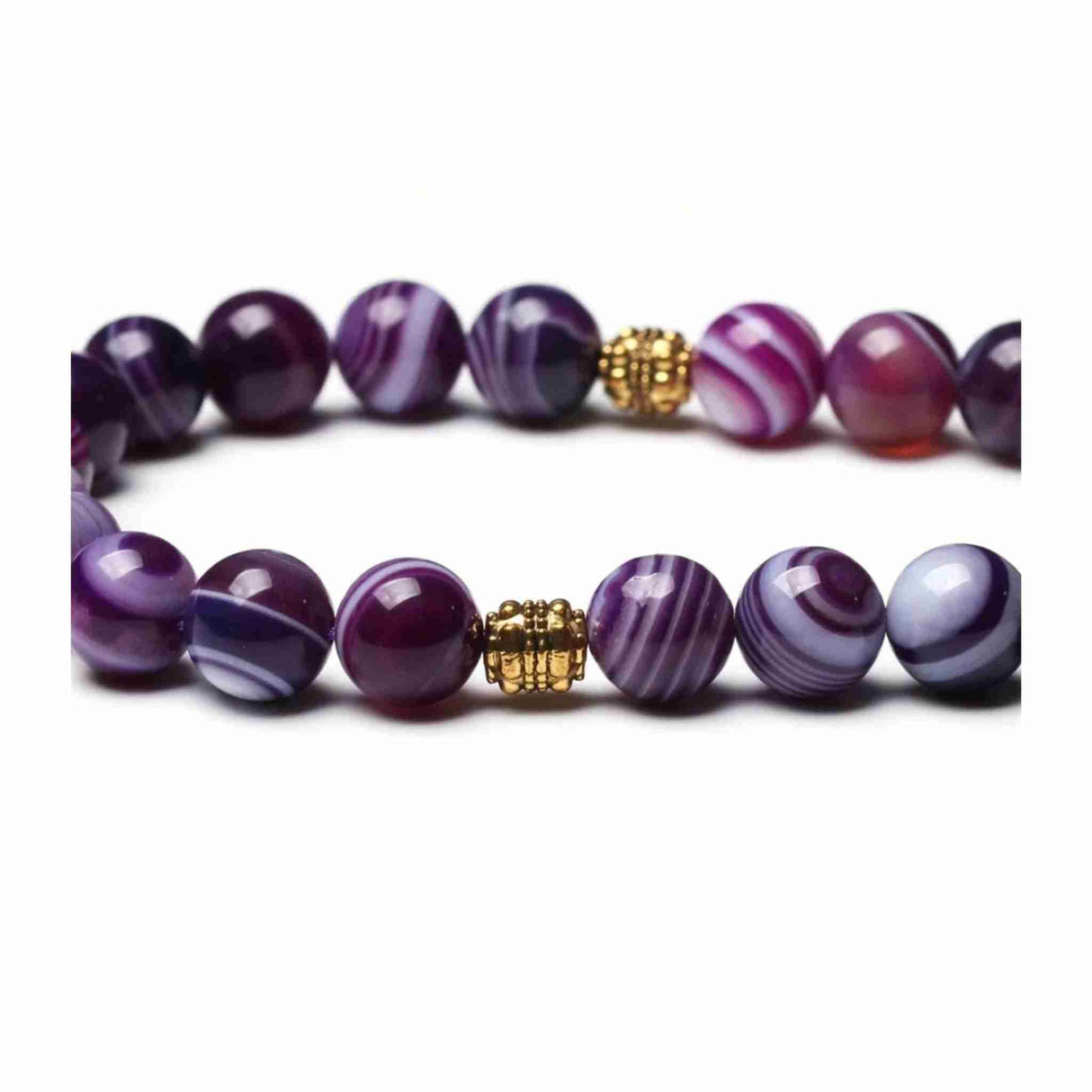 AL HIQMA TASBIH MISBAHA AGATE PURPLE