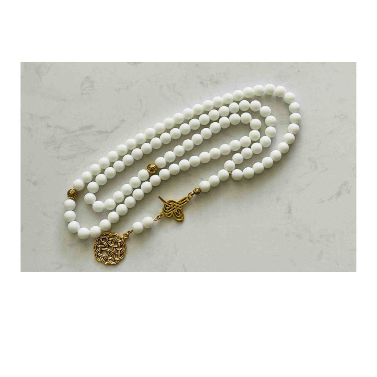 AL HIQMA TASBIH MISBAHA WHITE MASHA ALLAH