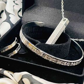 Stainless Steel Silver Ayatul Qursi Jewellery