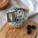 ALHIQMA WHITE BLUE FLORAL