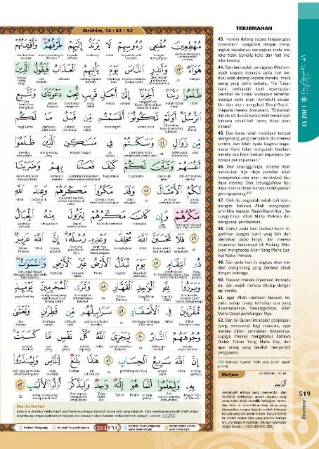 AL-QURAN AL-KARIM AMAZING WORD TO WORD TERJEMAHAN 