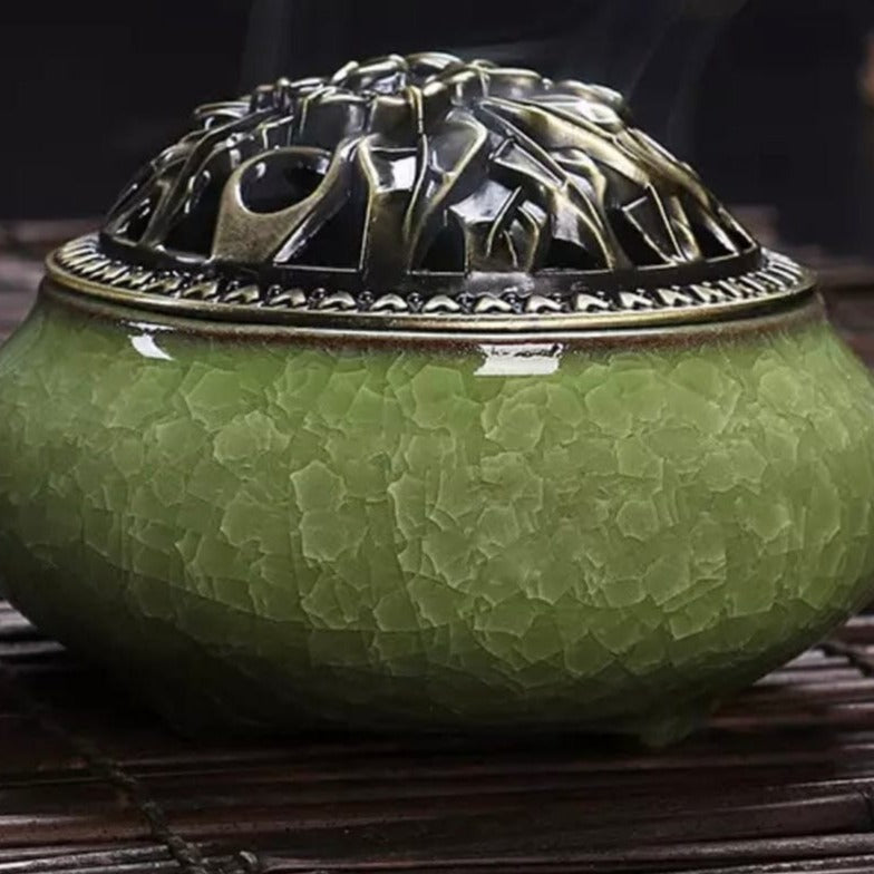 ALHIQMA Mabkhara Ceramic Green