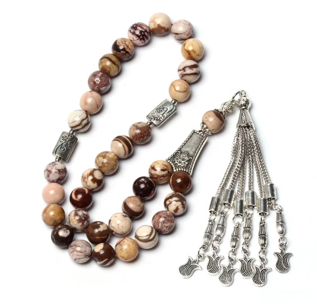 Alhiqma Tasbih 33 Beads / Yaban Esegi Stone / 10MM